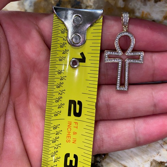 Diamond Ankh Pendant - Picture 3 of 3